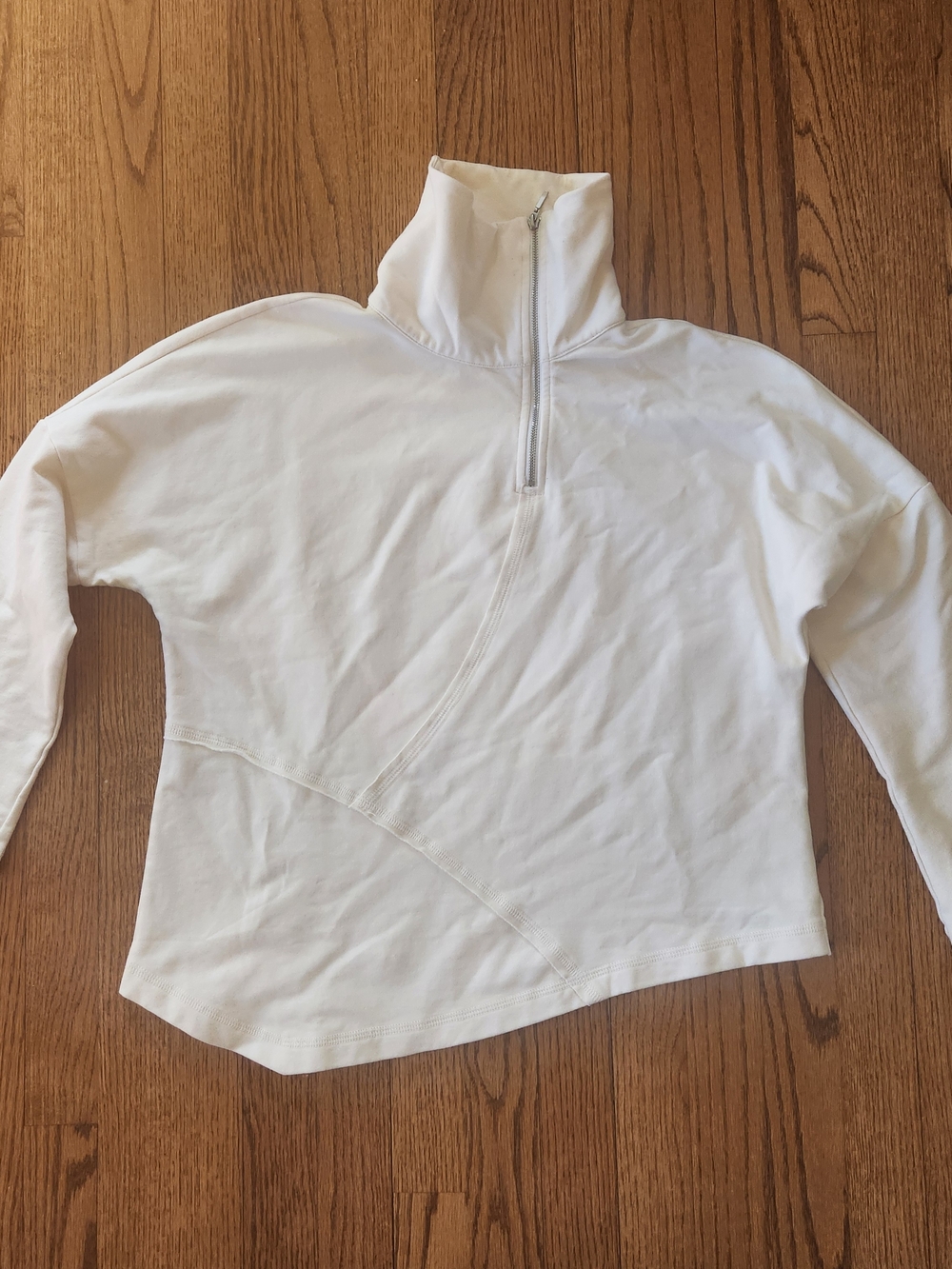 Liv Quarter Zip Pullover by Liv by Habitat In Winter White